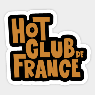 Swing with Style: The Legendary Hot Club de France Sticker